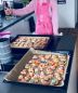 Preview: Kinderlatzschürze Pink mit Eule