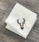 Preview: Sander Loft Serviette mit Hirschkopf