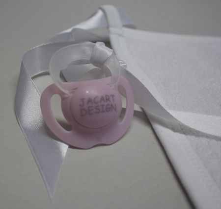 Geschenkset Schnuffeltuch Rosa Violetta & Schnuller