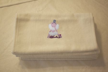 Geschenkset Schnuffeltuch Rosa Violetta & Schnuller