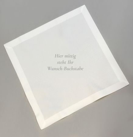 - Serviette LOFT mit Buchstaben in GOLD