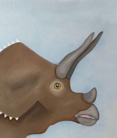 - Triceratops - A5 Karte mit Umschlag