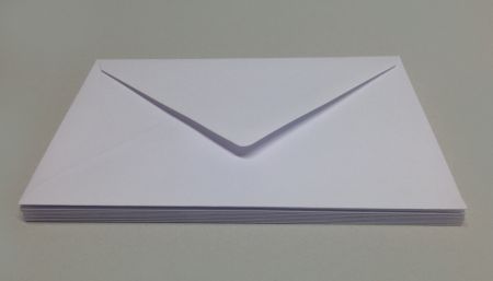 10 Briefumschläge DinA 5 in Weiss
