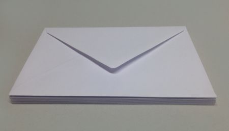 10 Briefumschläge C6 in Weiss