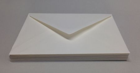 10 Briefumschläge C6 in Creme
