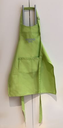 Kinderlatzschürze Apfelgrün Chefkoch & Name