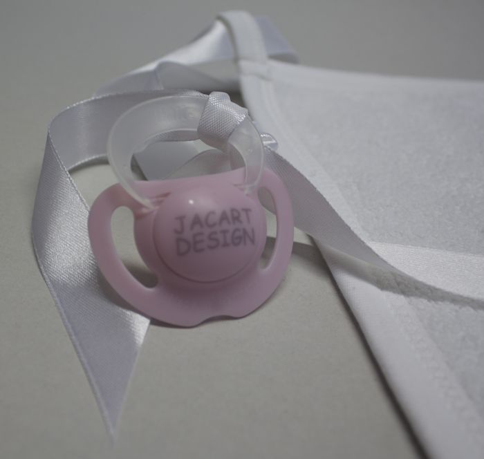 Geschenkset Schnuffeltuch Rosa Violetta & Schnuller