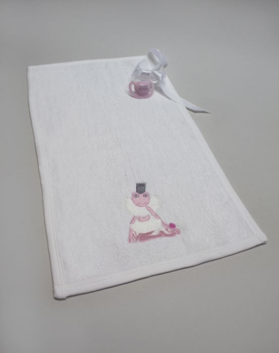Geschenkset Schnuffeltuch Rosa Violetta & Schnuller