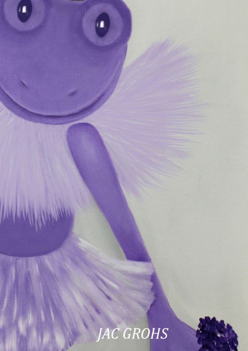 - Violetta Karte A5 mit Briefumschlag