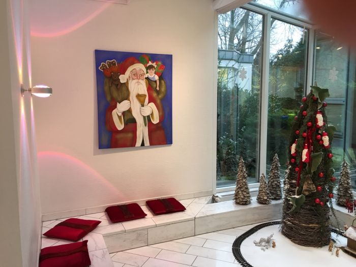 Weihnachtsmannbild - Grösse individuell bestellbar!