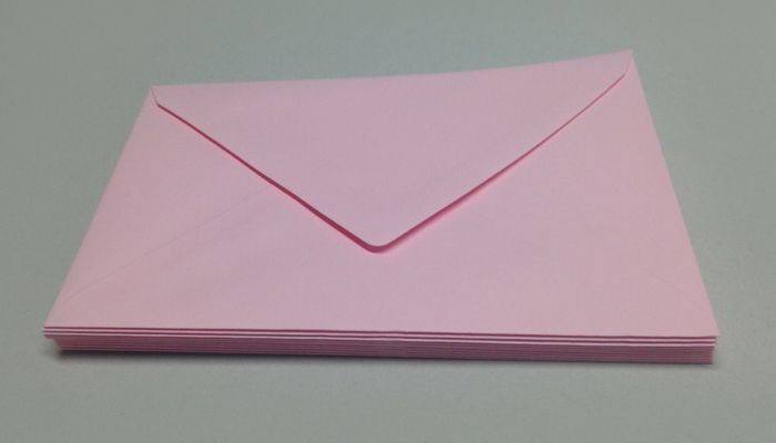10 Briefumschläge C6 in Rosa