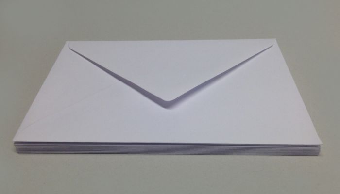 10 Briefumschläge DinA 5 in Weiss